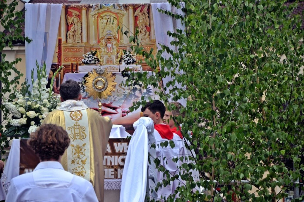 Procesja Bożego Ciała w Mikstacie