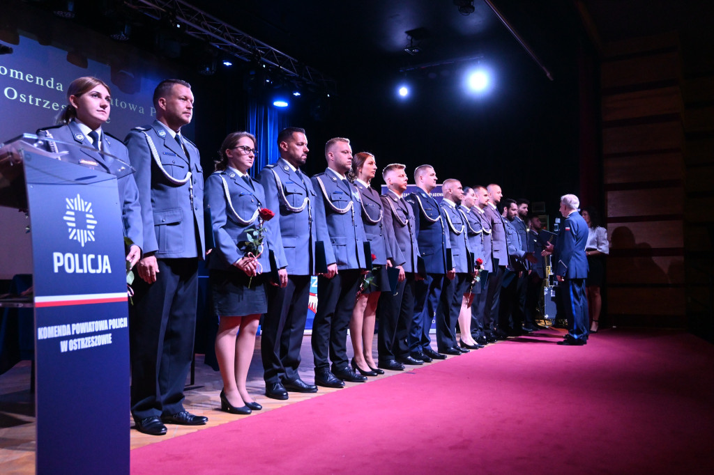 Powiatowe obchody Święta Policji w Ostrzeszowie