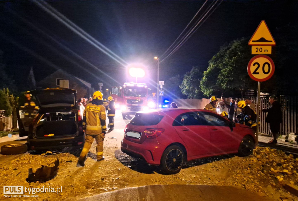 Pijany kierowca focusa uderzył w mercedesa