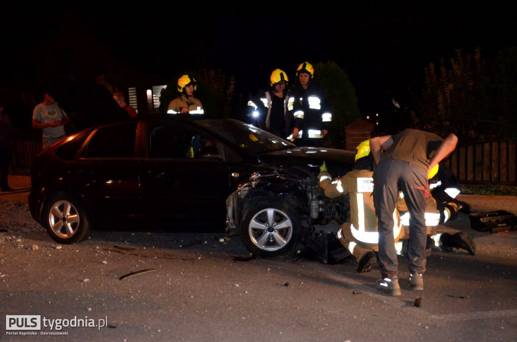 Pijany kierowca focusa uderzył w mercedesa