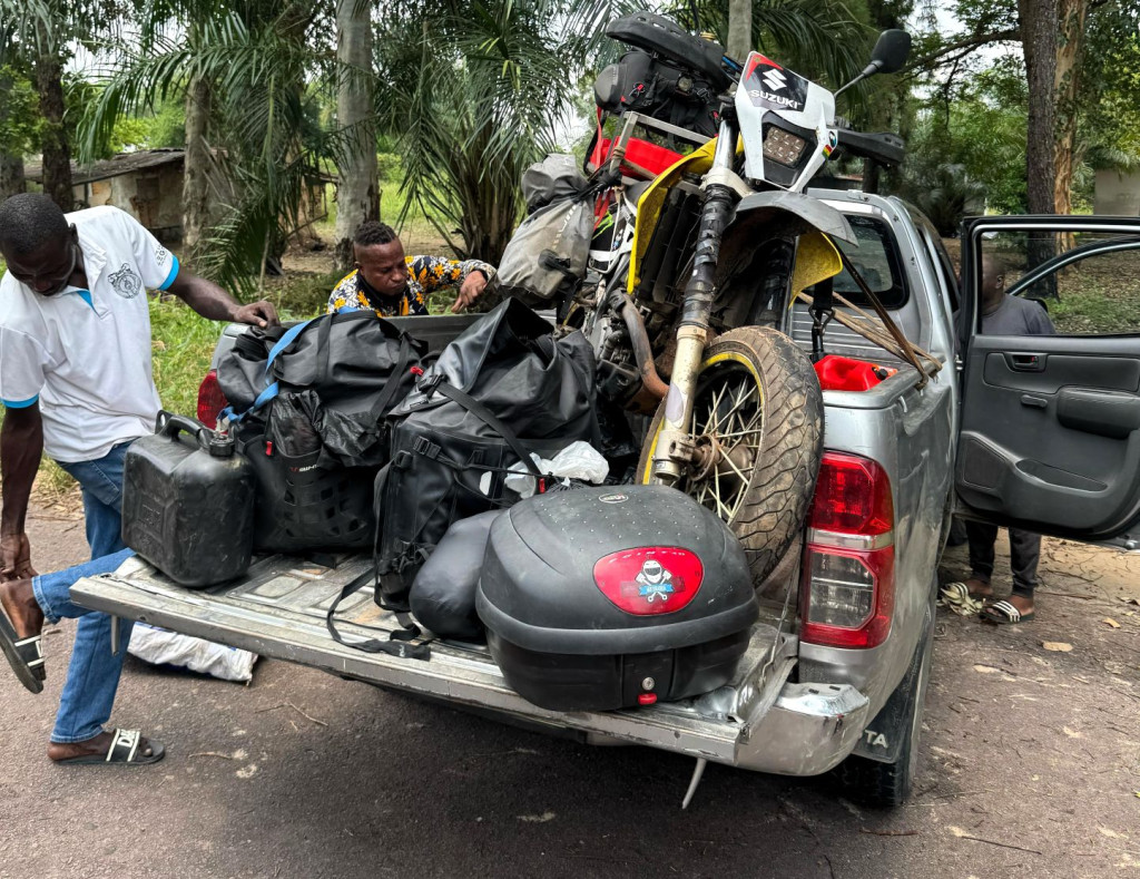 Z Kamerunu dotarli na motocyklach do Kapsztadu