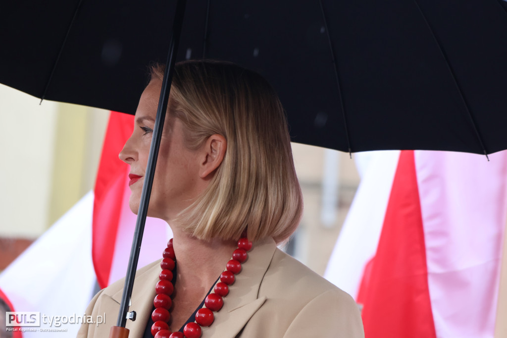 Rafał Trzaskowski na kępińskim rynku