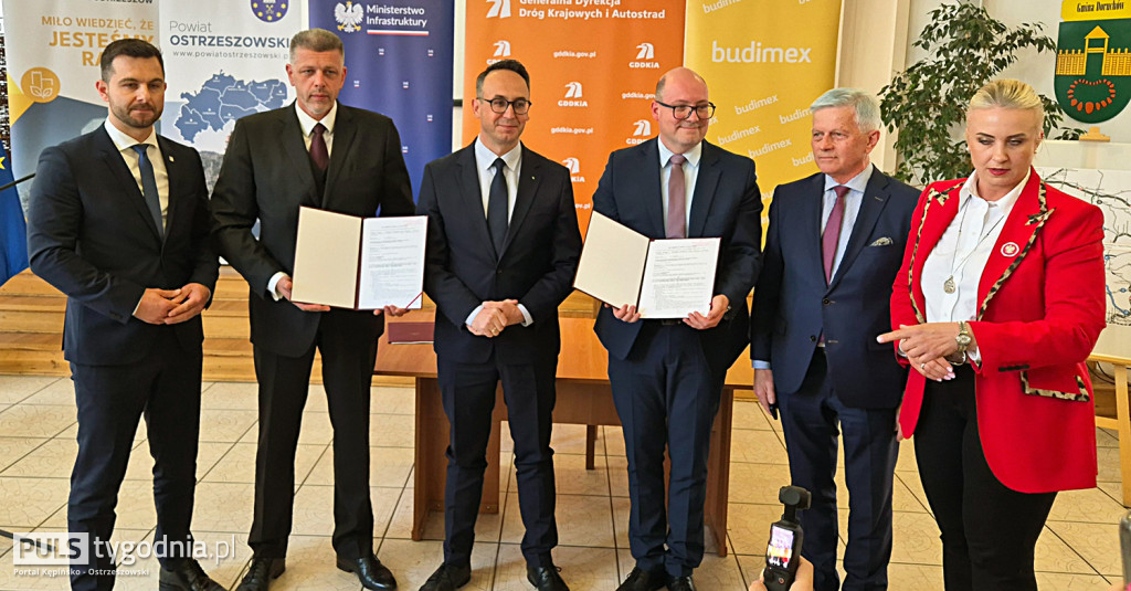 Podpisanie umowy na budowę drogi S11 Kępno-Przygodzice