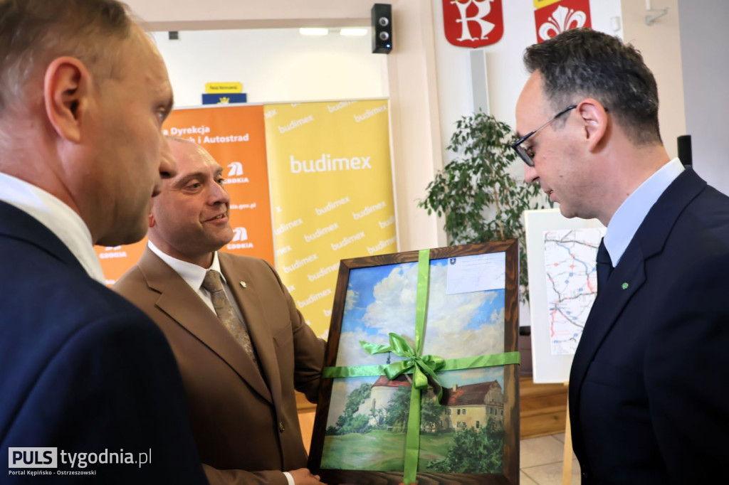 Podpisanie umowy na budowę drogi S11 Kępno-Przygodzice