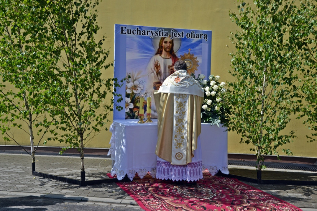 Procesja Bożego Ciała w Mikstacie