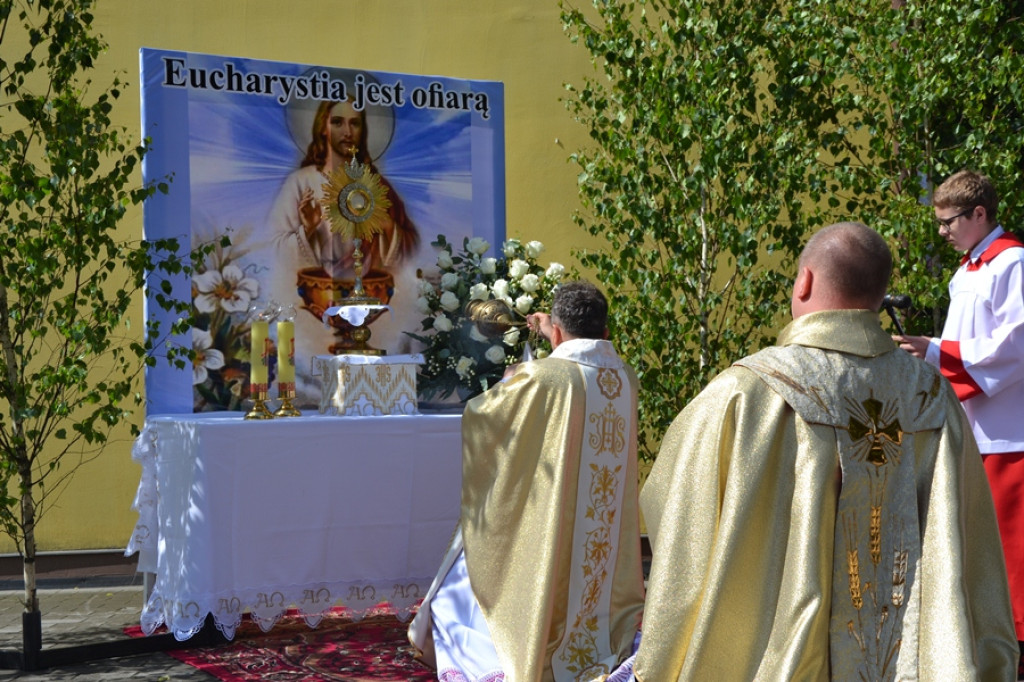 Procesja Bożego Ciała w Mikstacie