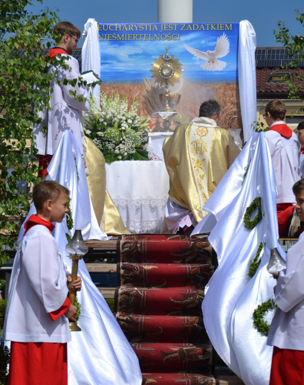 Procesja Bożego Ciała w Mikstacie
