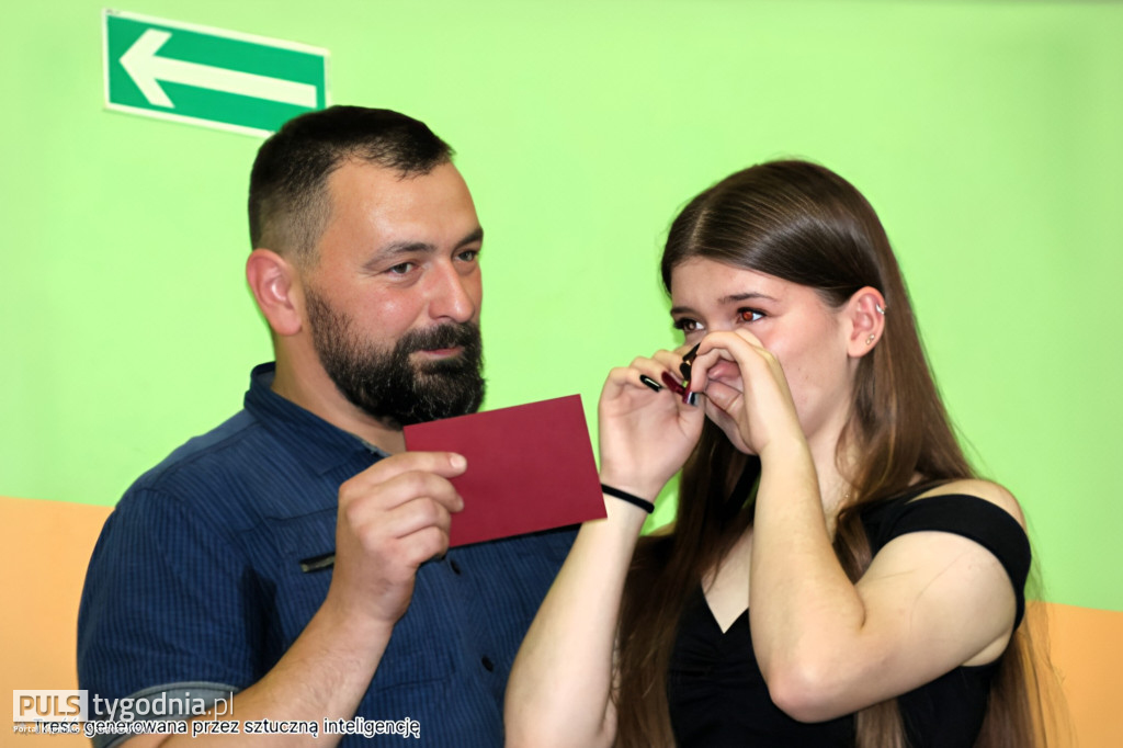Pożegnanie absolwentów szkoły w Kraszewicach