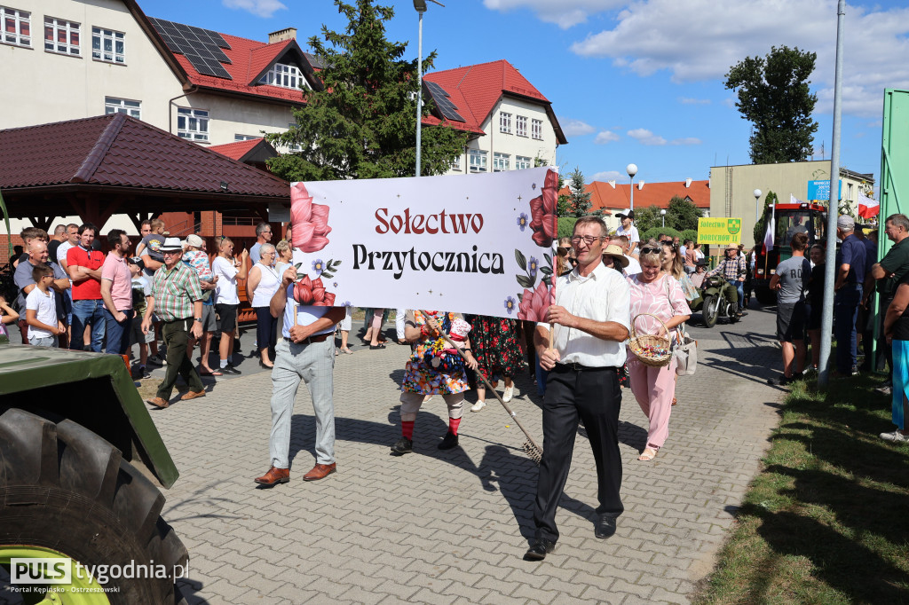 W Dożynkowym korowodzie w Doruchowie
