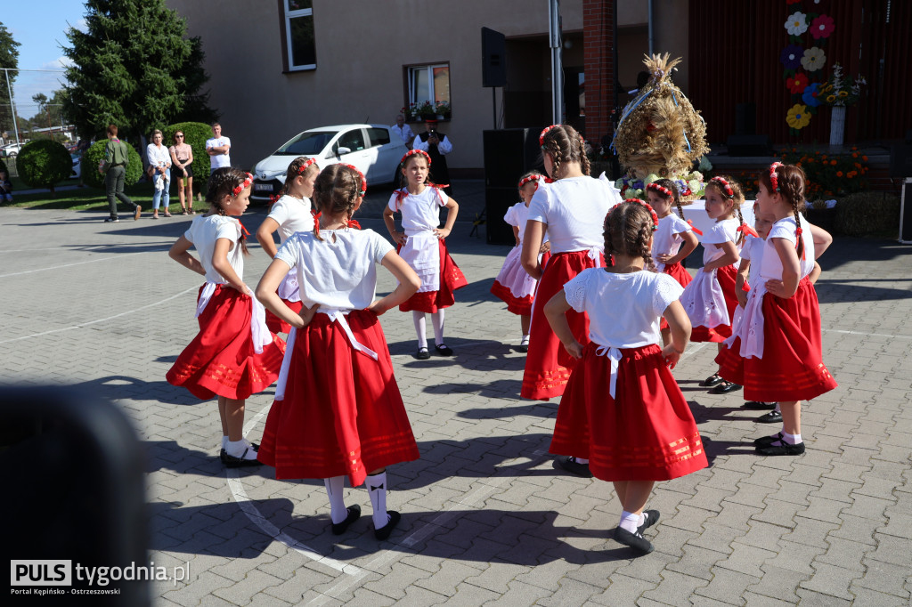 W Dożynkowym korowodzie w Doruchowie