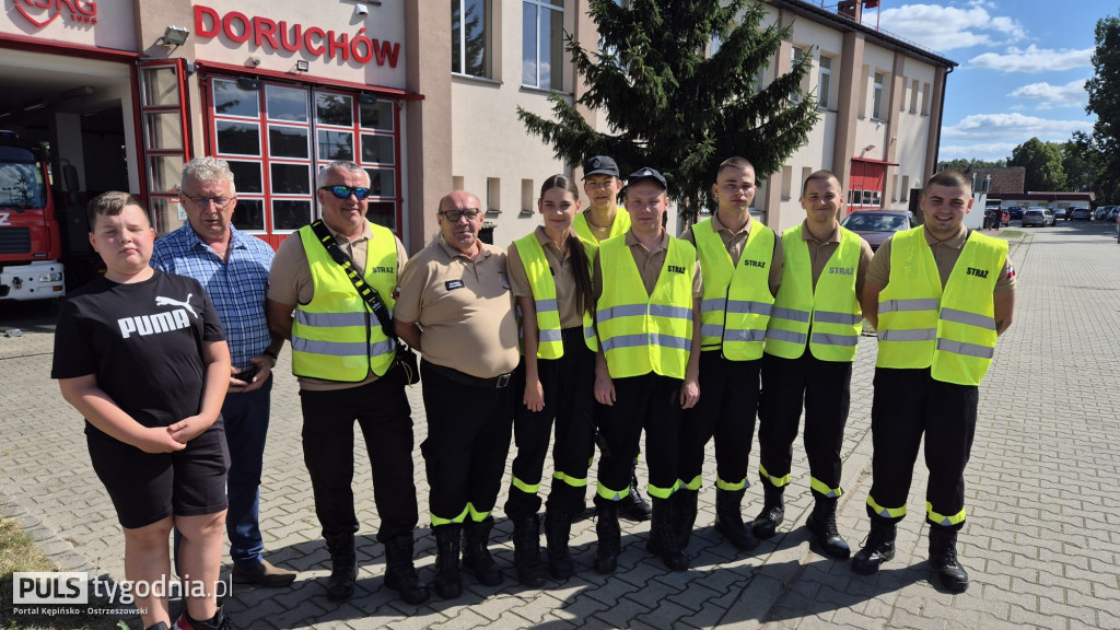 W Dożynkowym korowodzie w Doruchowie