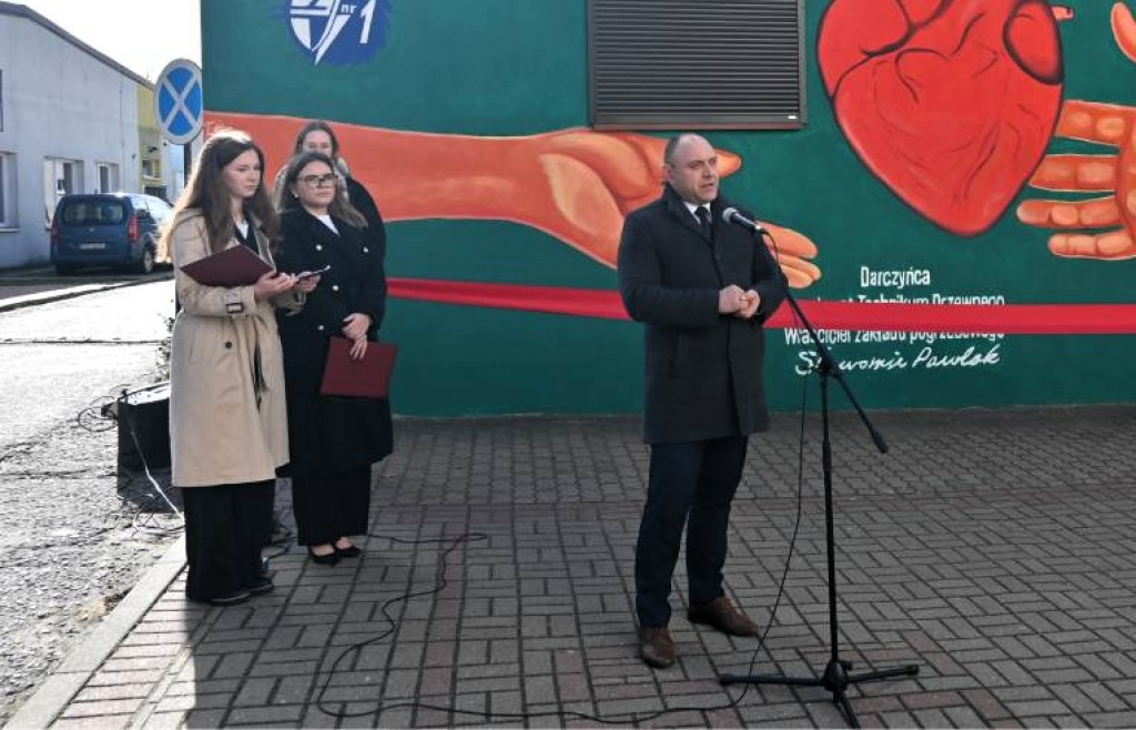 Kolejny mural w ZS Nr 1 w Ostrzeszowie