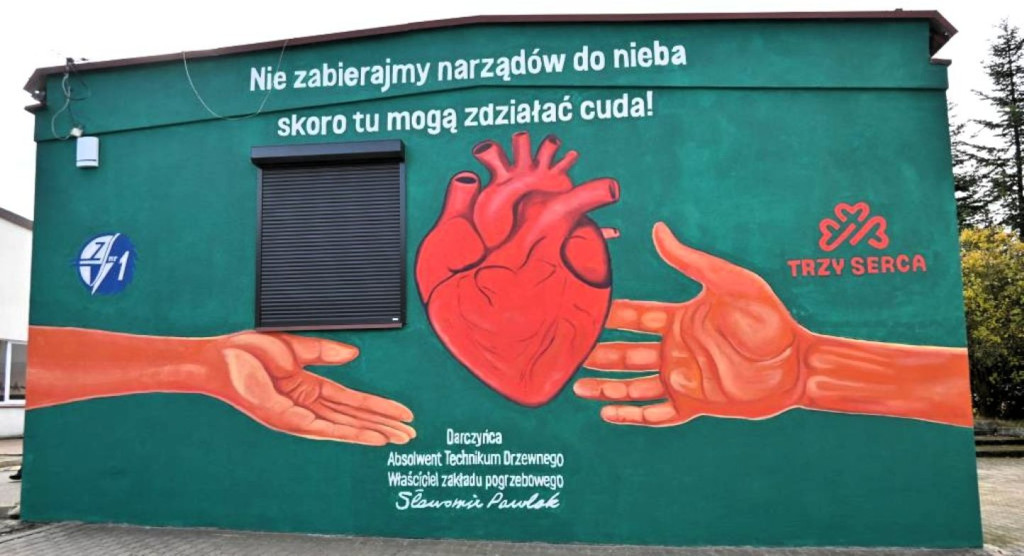 Kolejny mural w ZS Nr 1 w Ostrzeszowie