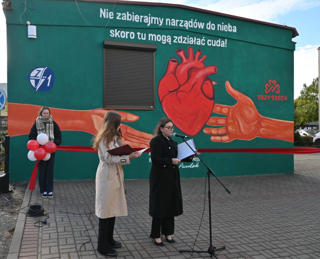 Kolejny mural w ZS Nr 1 w Ostrzeszowie