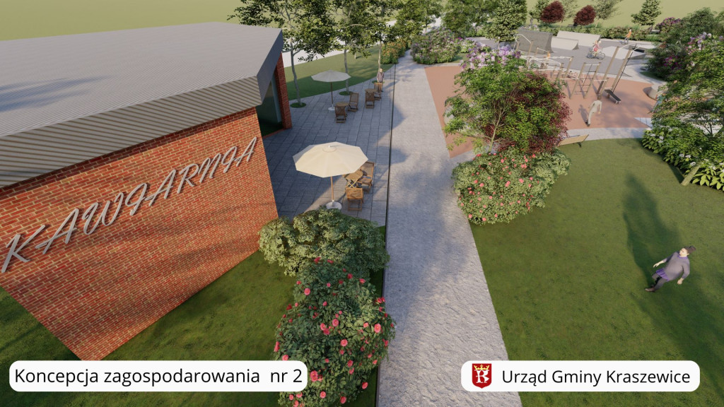 Koncepcje zagospodarowania działki w Kraszewicach