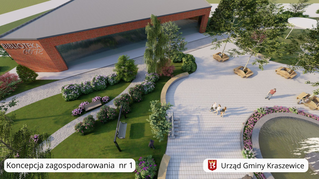 Koncepcje zagospodarowania działki w Kraszewicach