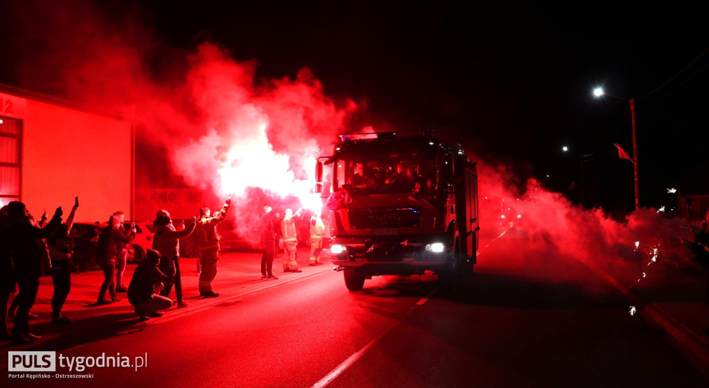 Powitali nowy wóz bojowy