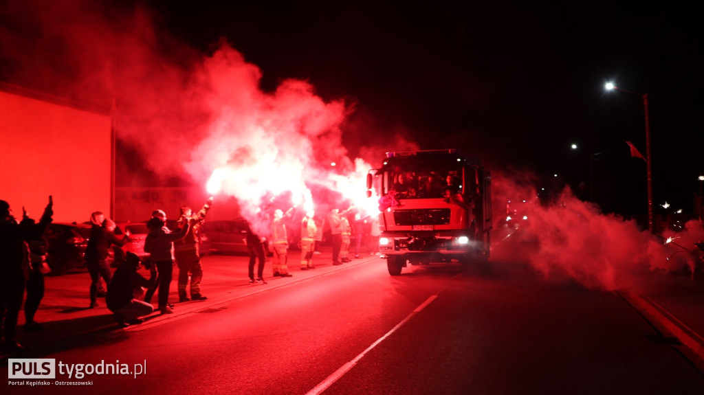 Powitali nowy wóz bojowy