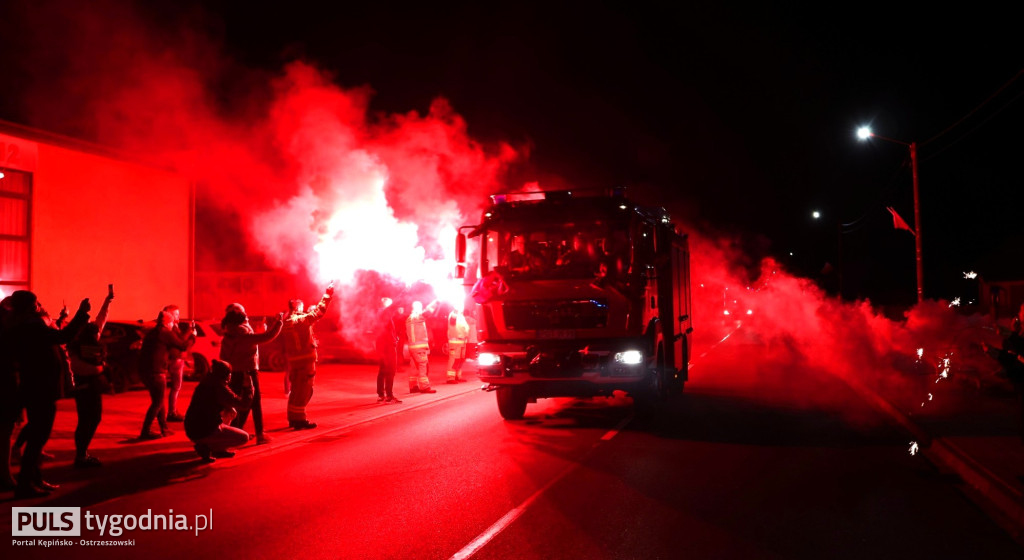 Powitali nowy wóz bojowy