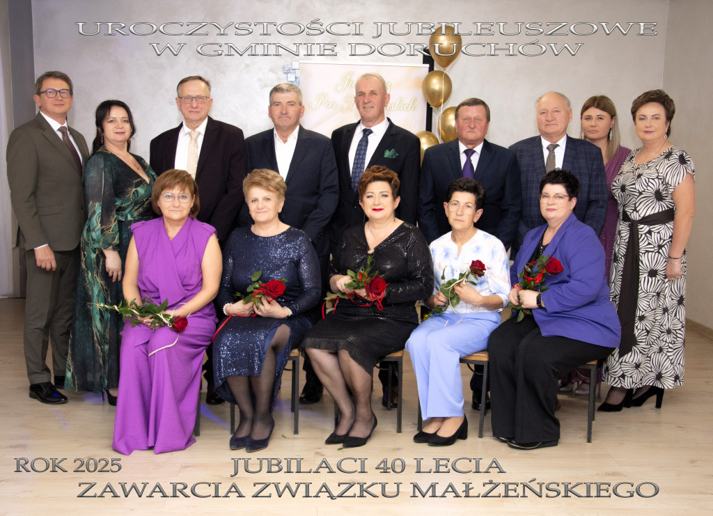 Jubileusze par małżeńskich w Doruchowie