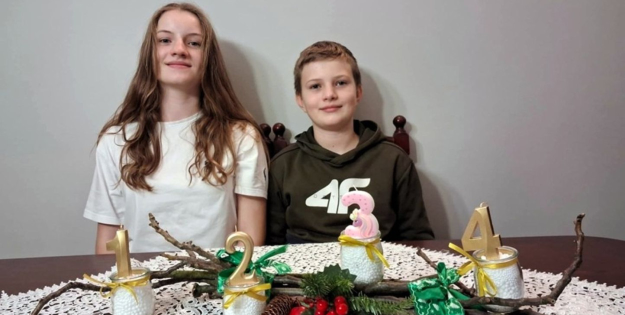 Przygotowali wieńce adwentowe