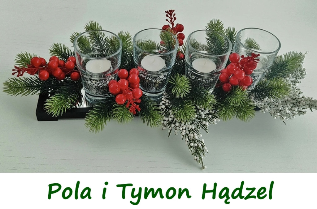 Przygotowali wieńce adwentowe