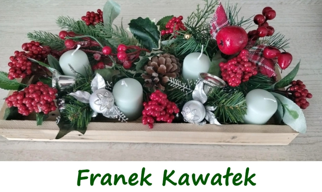 Przygotowali wieńce adwentowe