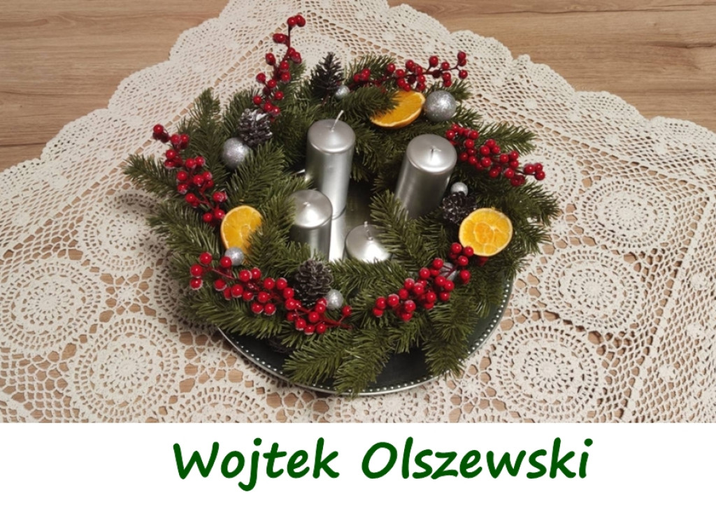 Przygotowali wieńce adwentowe