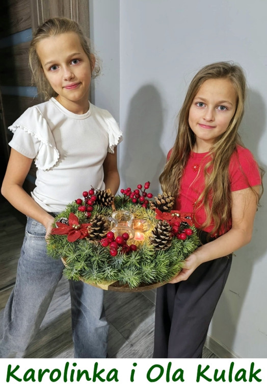 Przygotowali wieńce adwentowe