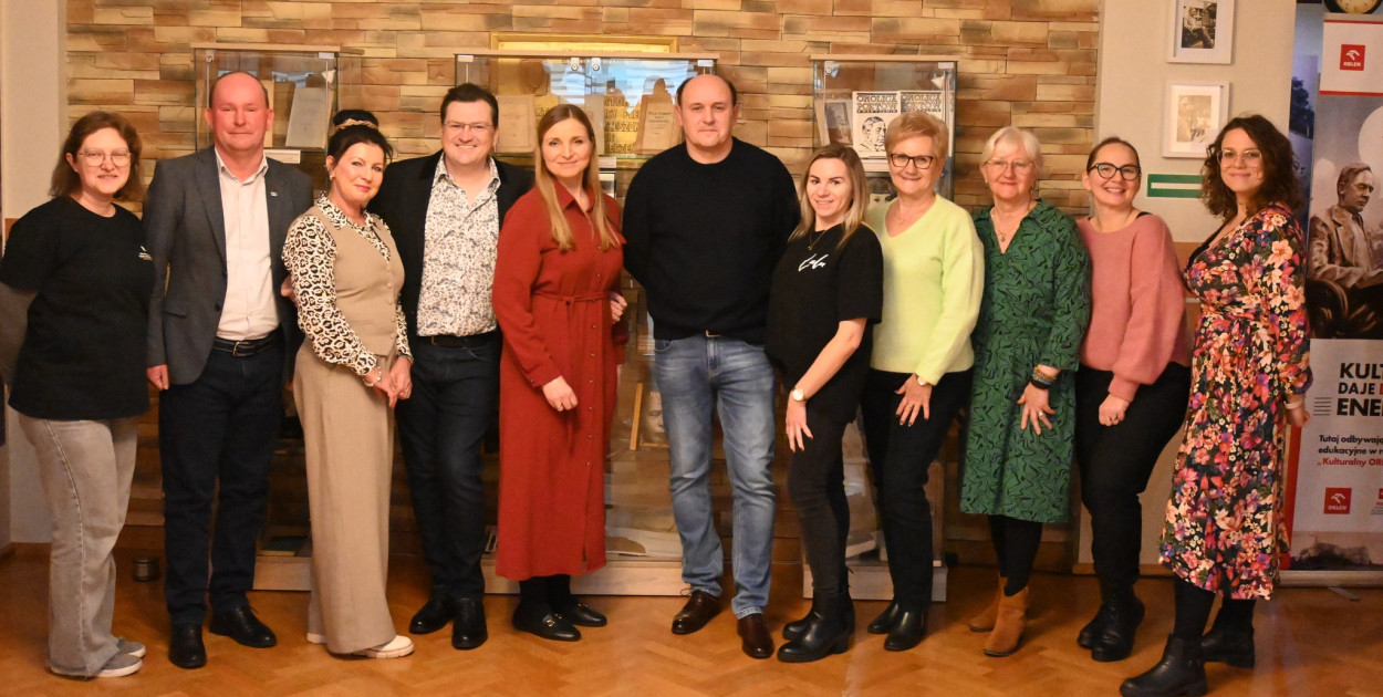 Adam Woronowicz w ostrzeszowskiej bibliotece