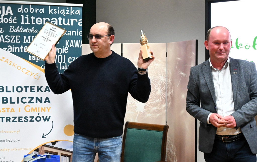 Adam Woronowicz w ostrzeszowskiej bibliotece