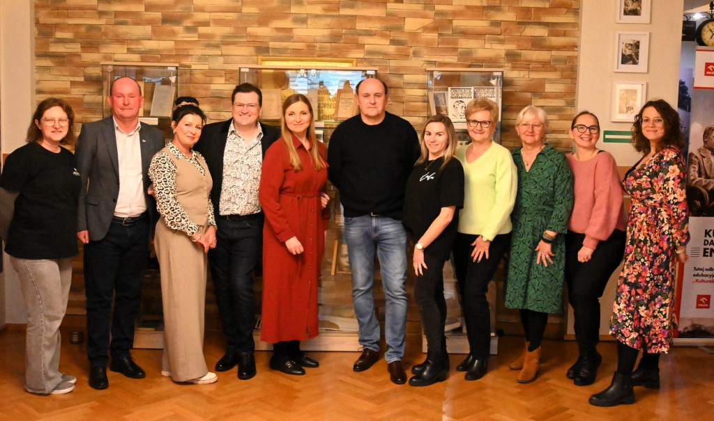 Adam Woronowicz w ostrzeszowskiej bibliotece