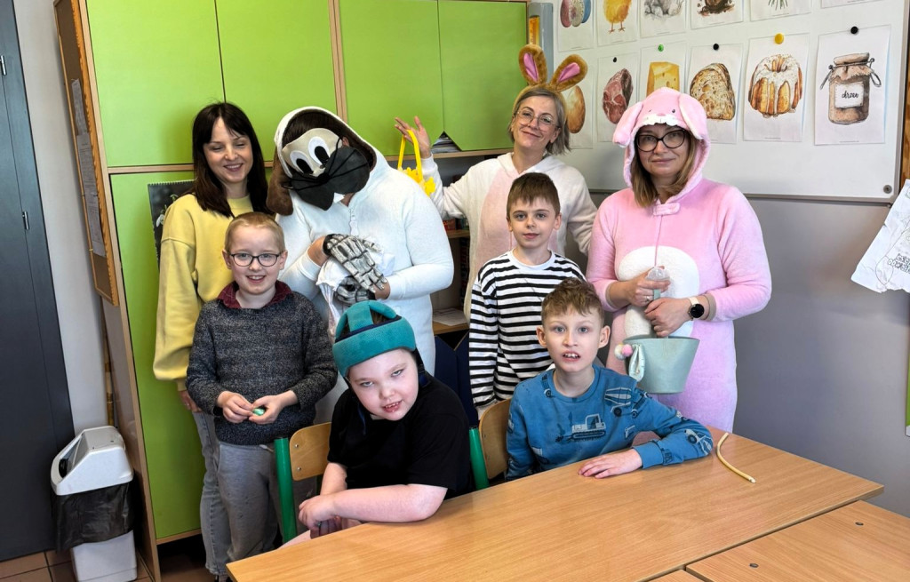 Zajączki wielkanocne w SOSW