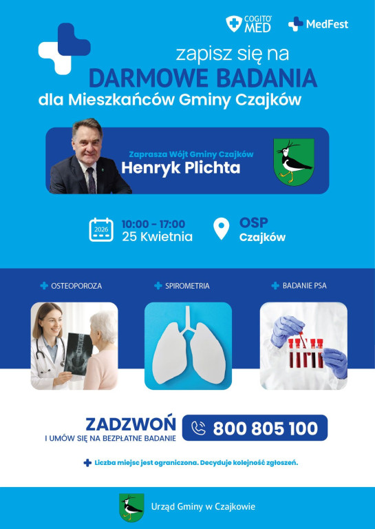 Gmina Czajków stawia na zdrowie