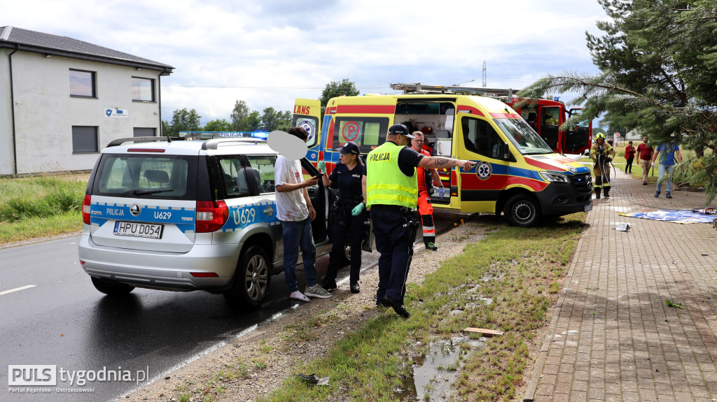 Groźny wypadek w Racławicach