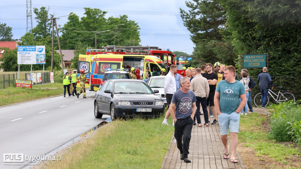 Groźny wypadek w Racławicach