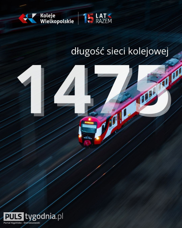 15 lat razem z Kolejami Wielkopolski