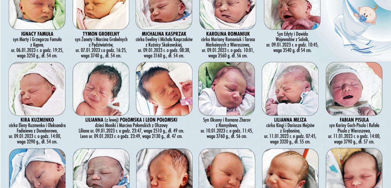 To był pracowity tydzień na porodówkach w Kępnie i Ostrzeszowie 