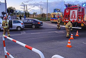 Zderzenie na skrzyżowaniu dróg w Ostrzeszowie-36774