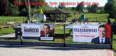 Urząd Gminy w Kraszewicach usunął banery kandydatów z ogrodzenia. Dlaczego?-40942