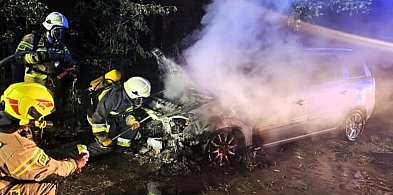 Pożar samochodu osobowego w Ligocie-41396