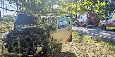 Zdarzenie z udziałem trzech pojazdów w Mikstacie-Pustkowiu-41421