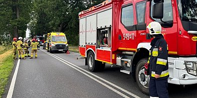 46-letnia kierująca i 9-letnie dziecko trafili do szpitala-41453