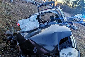 W Palatach 56-latek wjechał do przydrożnego rowu