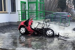 Pożar samochodu osobowego w Czajkowie