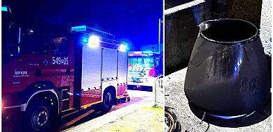 Pożar ciągnika rolniczego i sprzętu kuchennego-42782