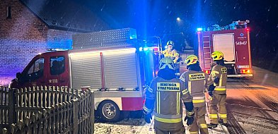 Zalana piwnica na ul. Kwiatowej w Kraszewicach