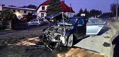 Zderzenie Skody z Fiatem w Mąkoszycach