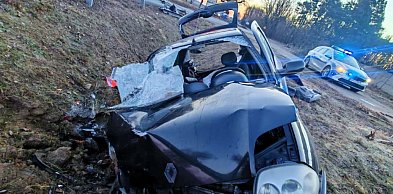 W Palatach 56-latek wjechał do przydrożnego rowu