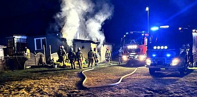 Pożar kotłowni w Biskupicach Zabarycznych